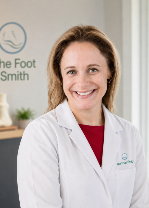 Danielle Molnar, Canadian Certified Pedorthist and owner of The Foot Smith